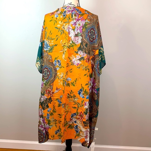 Windsor Dobby Jacquard Kimono Duster NWT - Picture 6 of 7